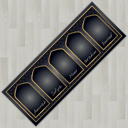 Golden Leaf Personalized Prayer Mat