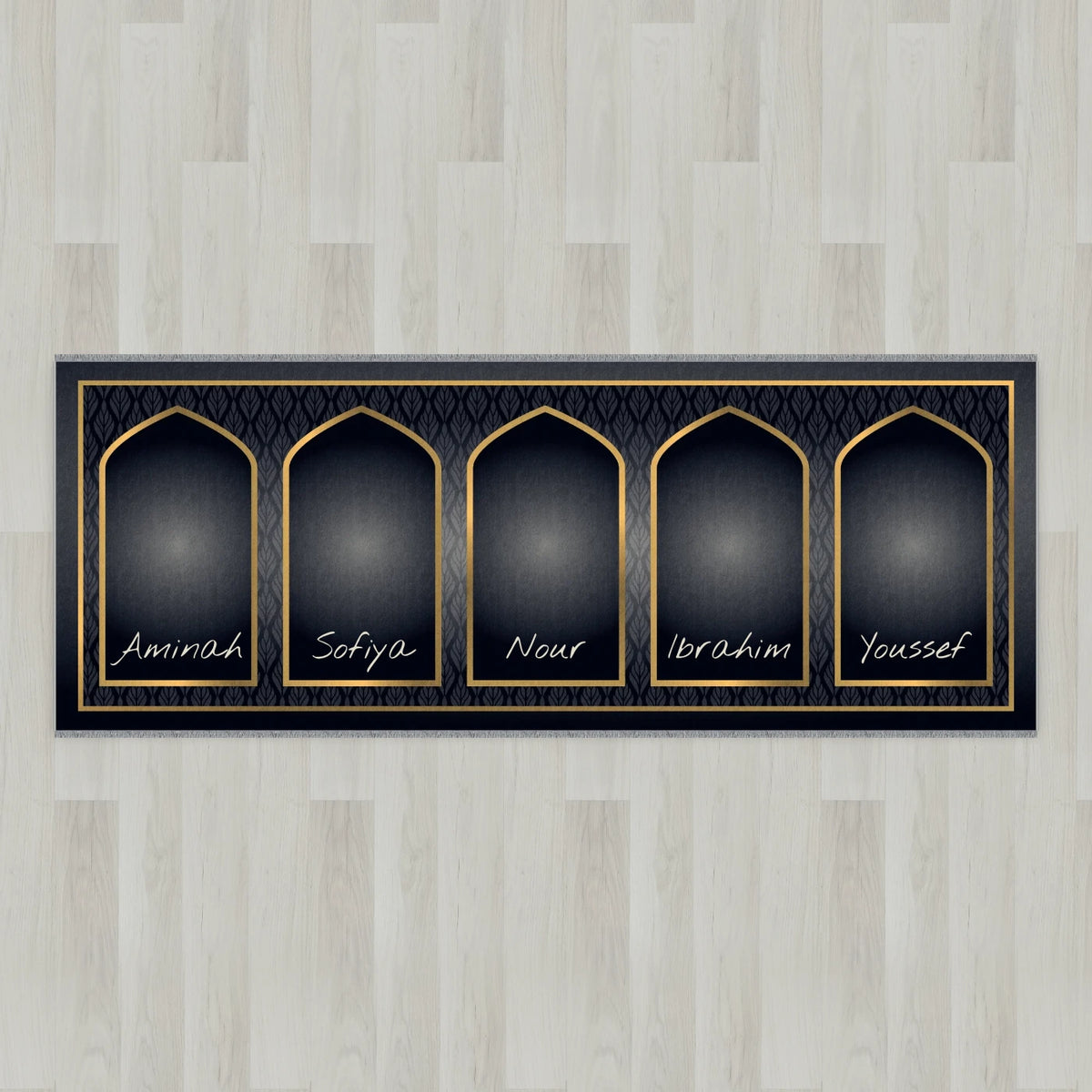 Golden Leaf Personalized Prayer Mat