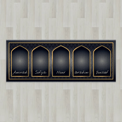 Golden Leaf Personalized Prayer Mat
