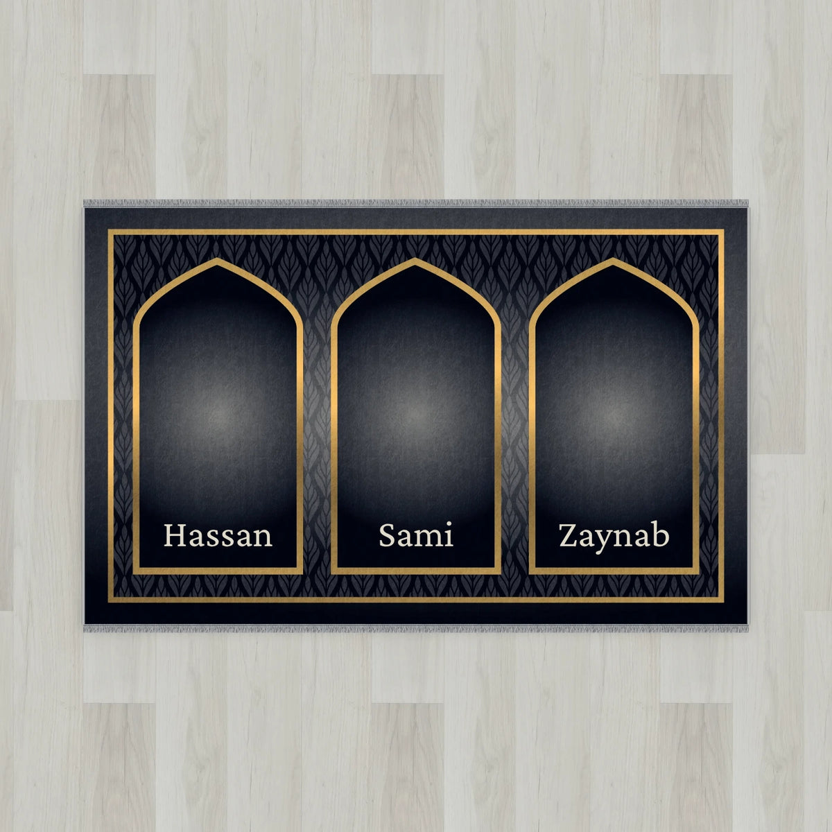 Golden Leaf Personalized Prayer Mat