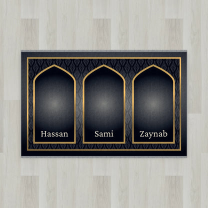 Golden Leaf Personalized Prayer Mat