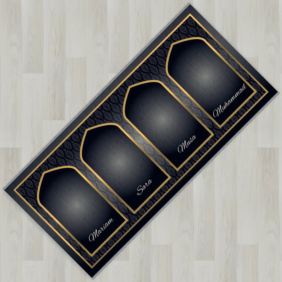 Golden Leaf Personalized Prayer Mat
