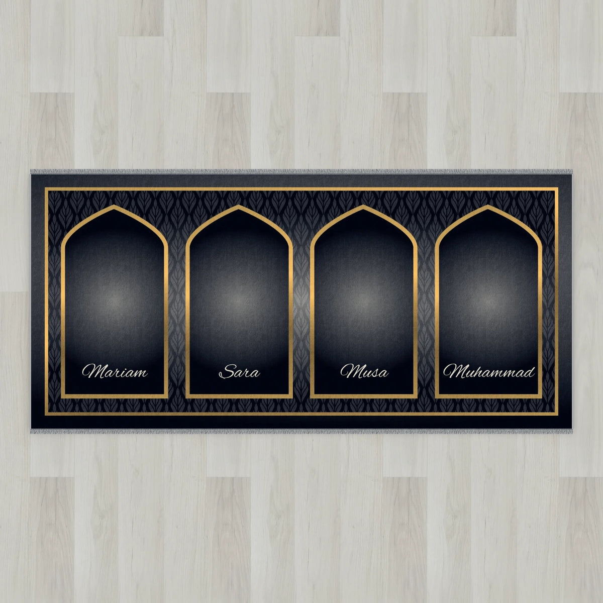 Golden Leaf Personalized Prayer Mat