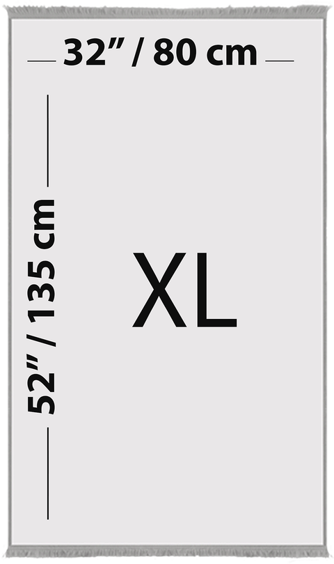 80 x135 cm | 32 x 52 inches