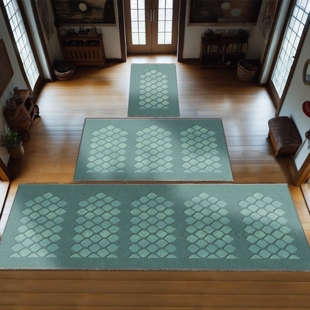 Scallop Tile Personalized Prayer Mat