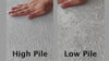 Prayer Rug low vs high Pile
