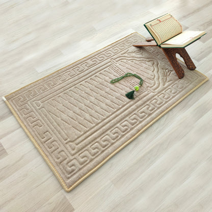 Extra Foam Padded Gold Prayer Mat 101