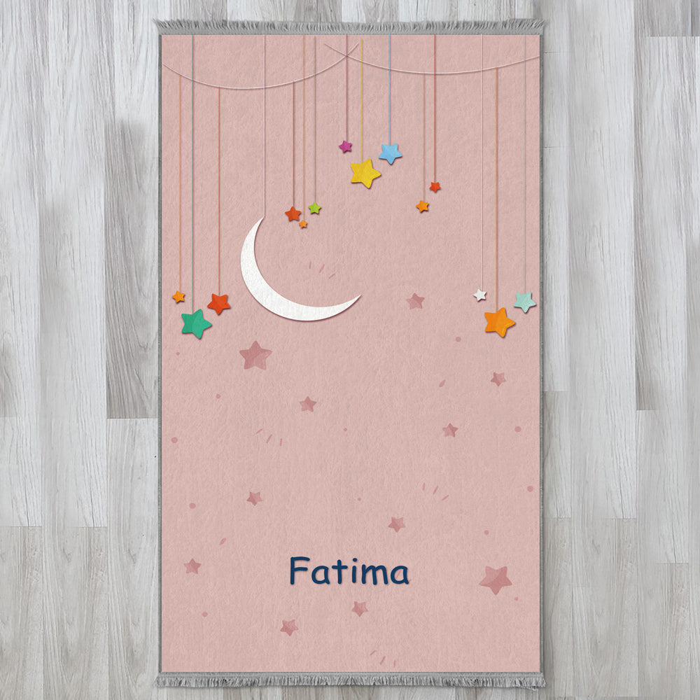 pink kids prayer mat