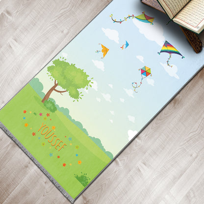 Kids Personalized Kite Prayer Mat 417