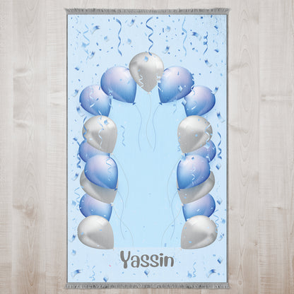 Balloons Personalized Prayer Mat for Kids 419