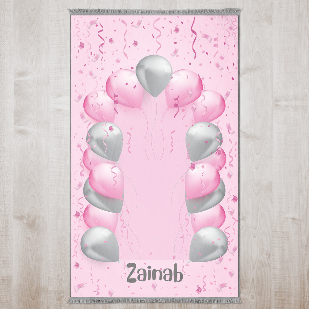 pink kids prayer mat